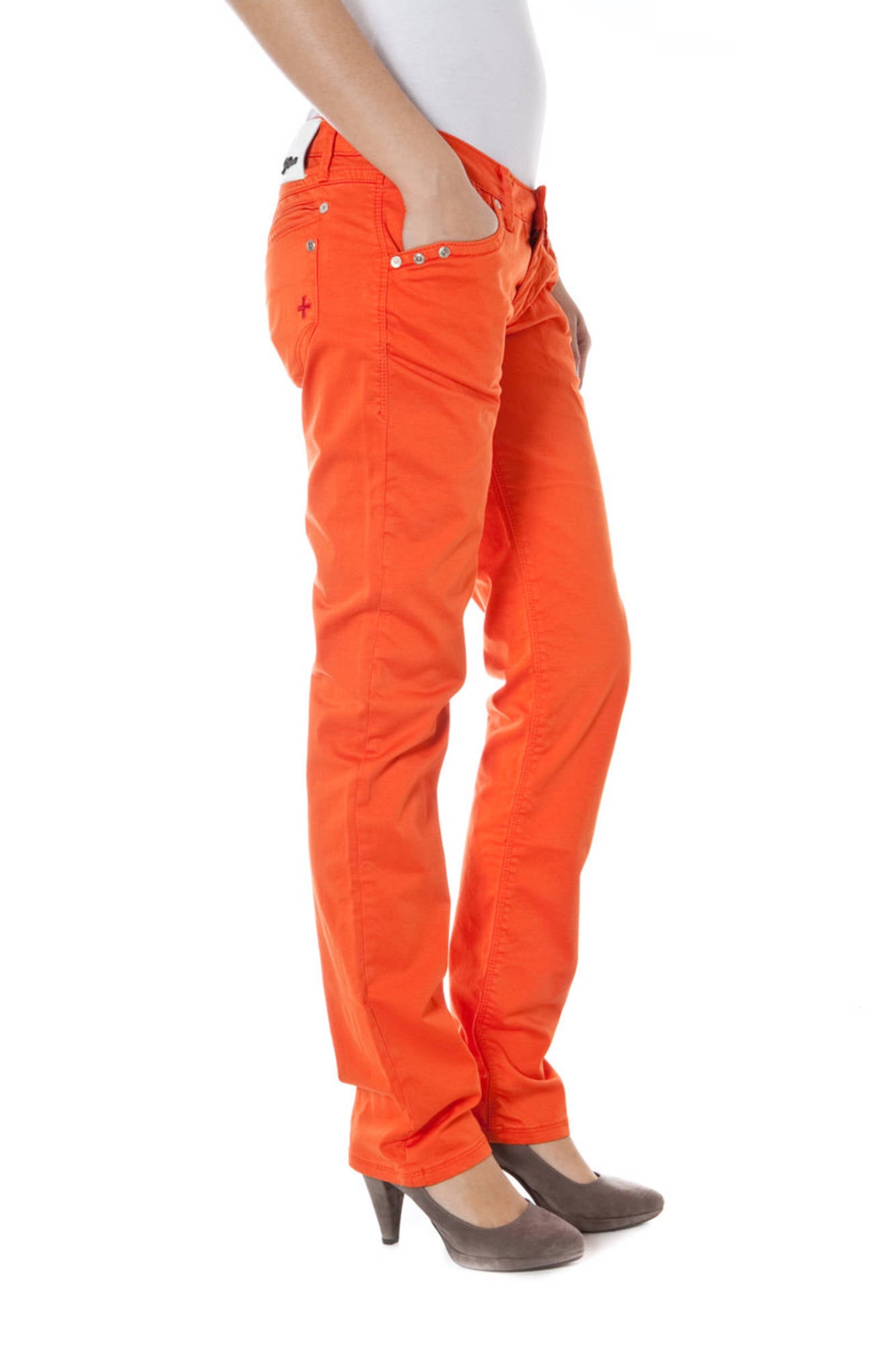 ZUELEMENTS Pantalone Donna - Arancione