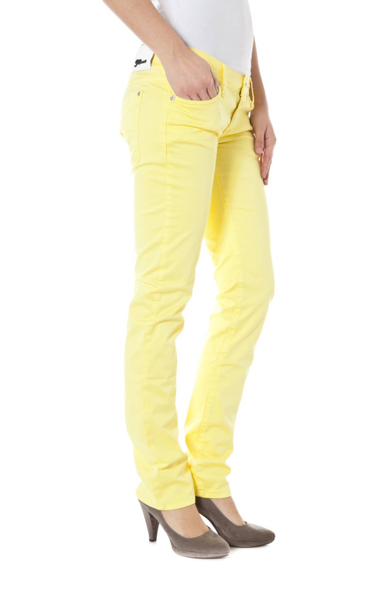 ZUELEMENTS Pantalone Donna - Giallo