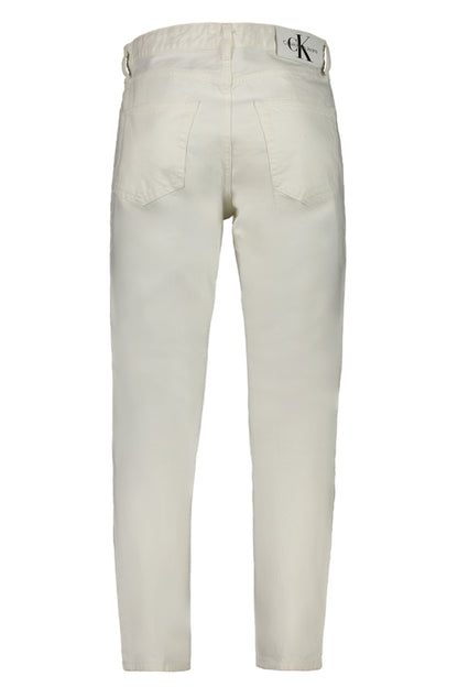 CALVIN KLEIN Jeans Denim Uomo - Bianco