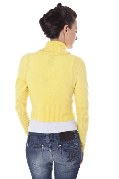 DATCH Coprispalle Maniche Lunghe Donna - Giallo