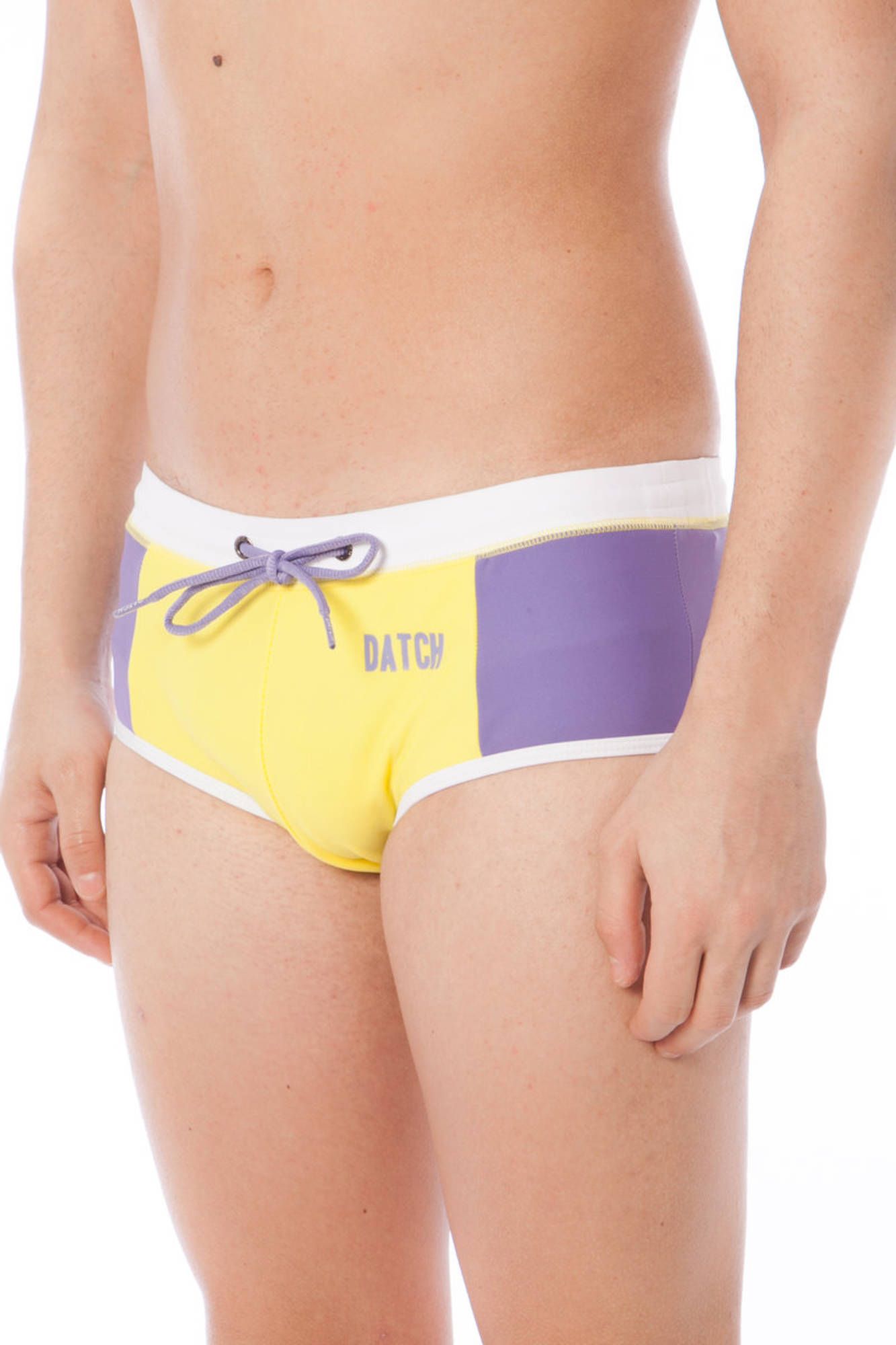 DATCH Costume Parte Sotto Uomo - Giallo