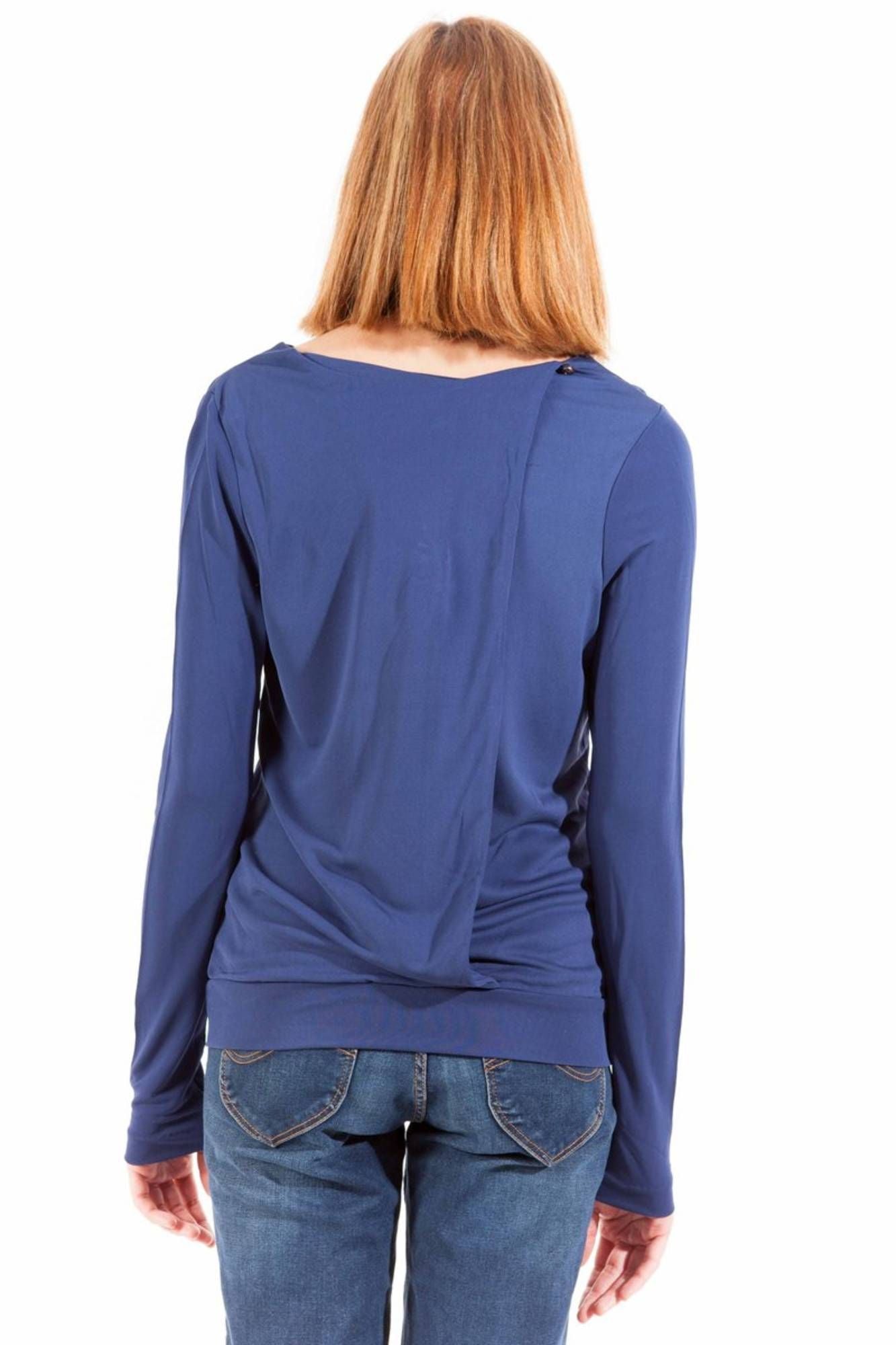 GANT T Shirt Maniche Lunghe Donna - Blu