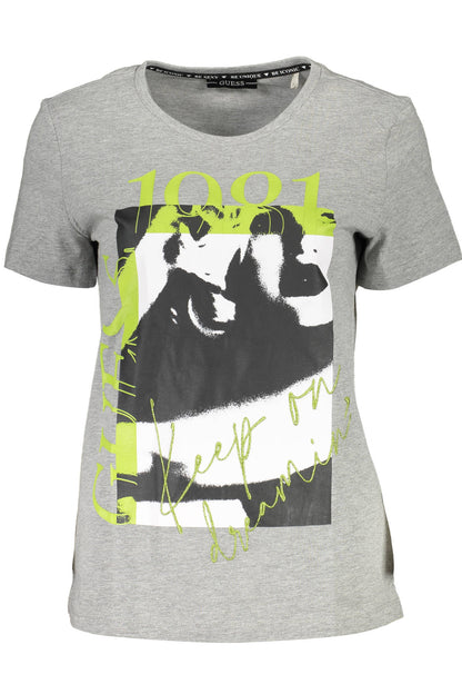 GUESS JEANS T Shirt Maniche Corte Donna