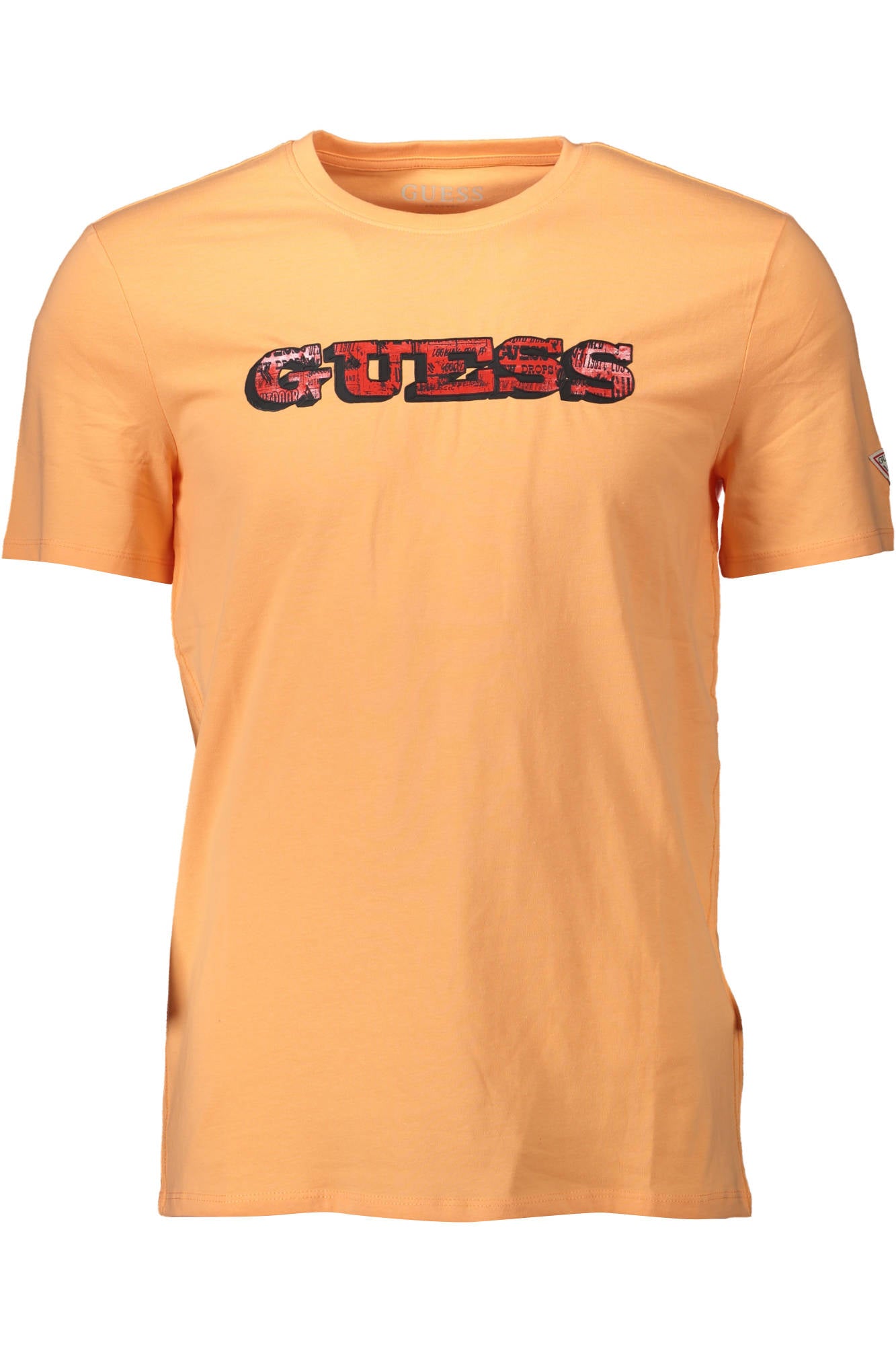 GUESS JEANS T Shirt Maniche Corte Uomo - Arancione