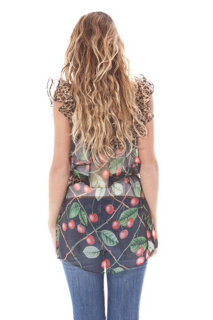 JOHN GALLIANO Camicia Maniche Corte Donna - Nero