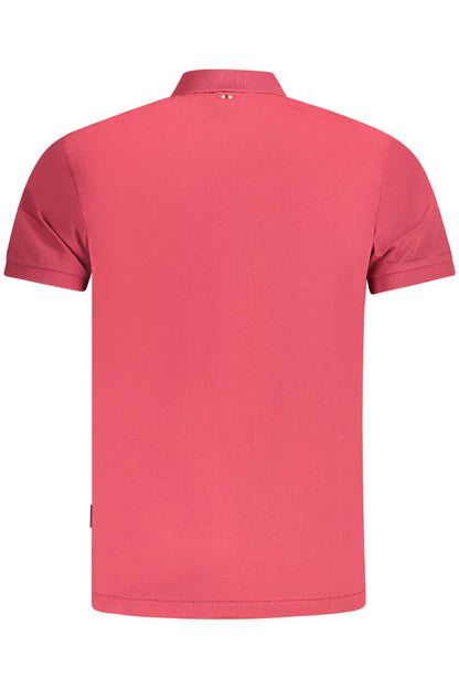 NAPAPIJRI Polo Maniche Corte Uomo - Rosso