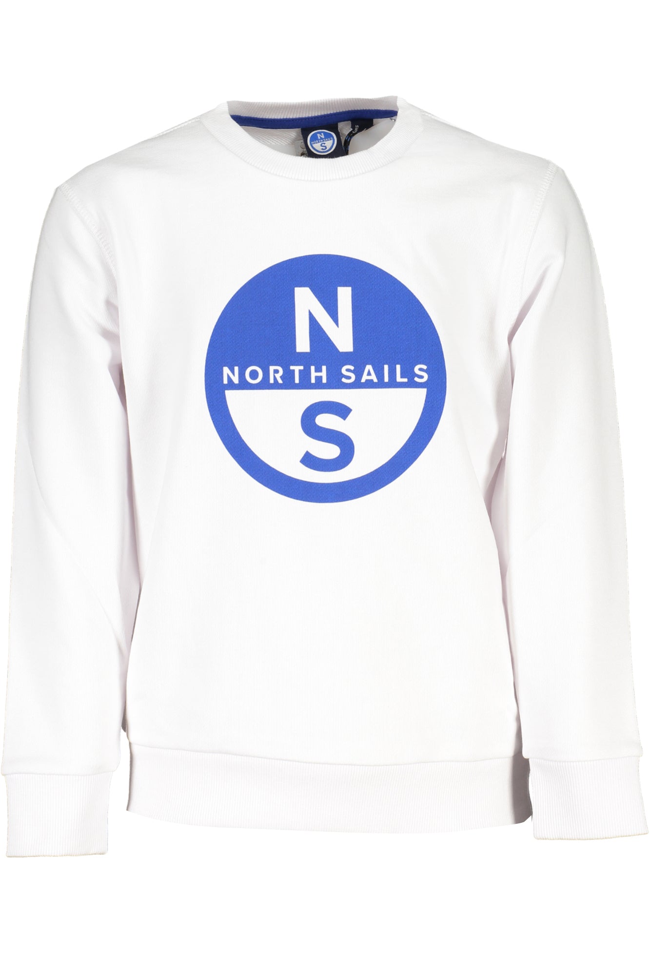 NORTH SAILS Felpa Senza Zip Bambino - Bianco