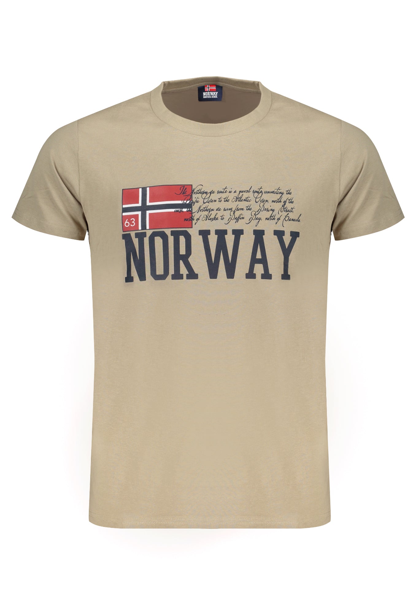 NORWAY 1963 Norway T Shirt Maniche Corte Uomo - Beige