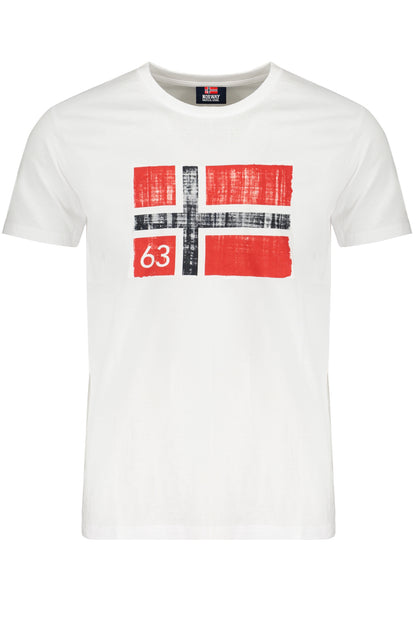 NORWAY 1963 Norway T Shirt Maniche Corte Uomo - Bianco