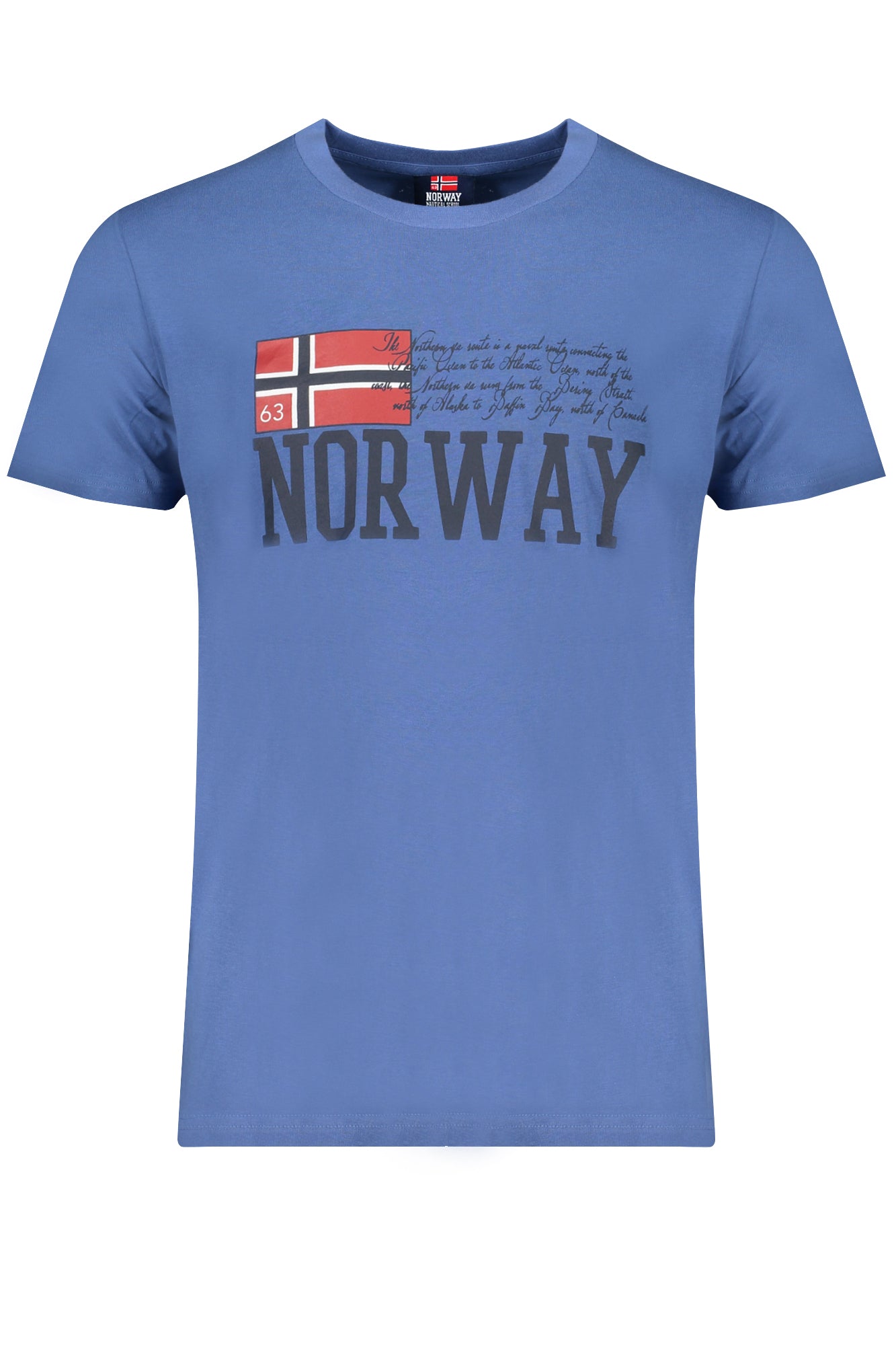 NORWAY 1963 Norway T Shirt Maniche Corte Uomo - Blu