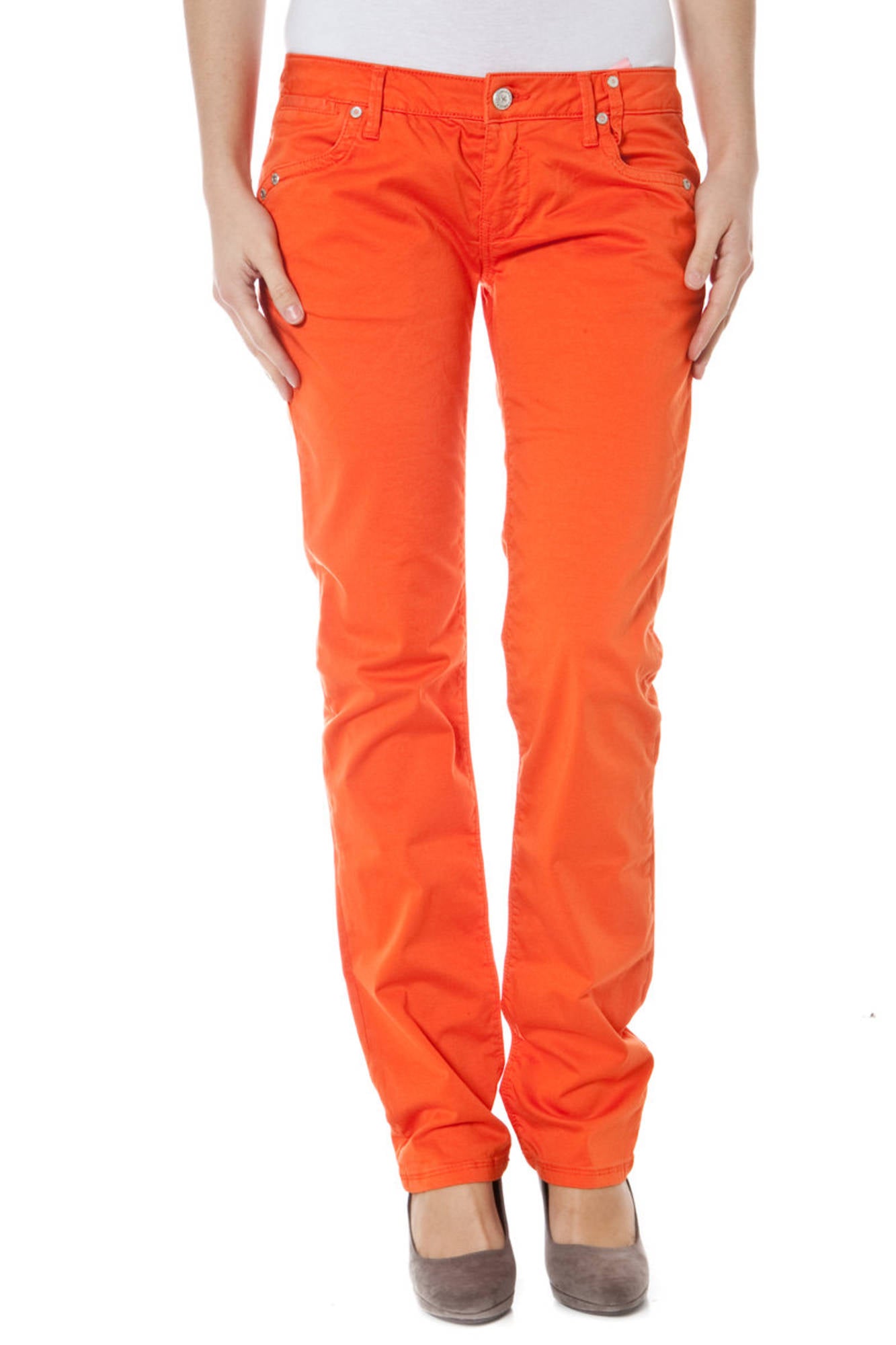 ZUELEMENTS Pantalone Donna - Arancione