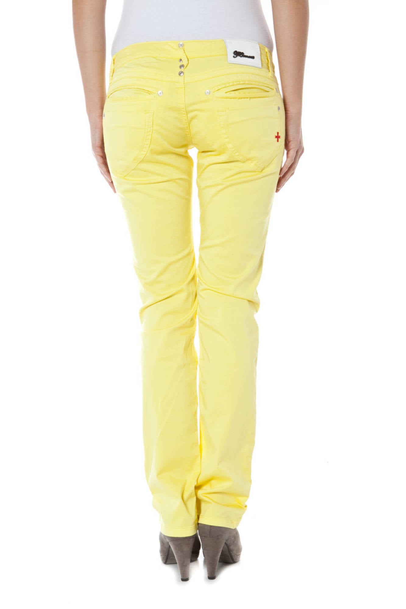 ZUELEMENTS Pantalone Donna - Giallo